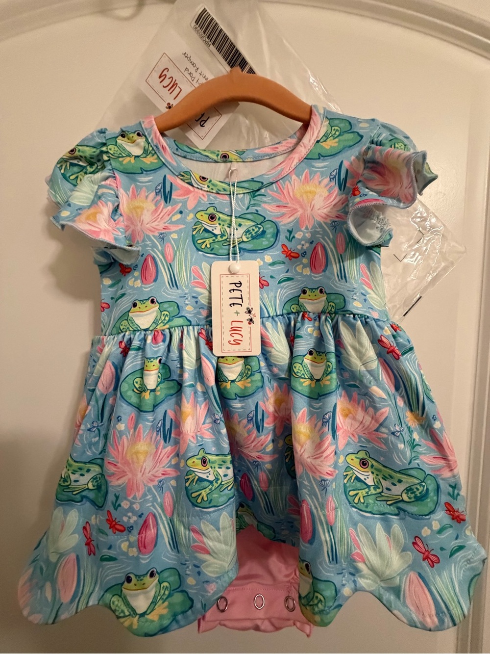 PETE + LUCY PREPPY POND GIRL INFANT ROMPER SIZE 12/18 MONTH